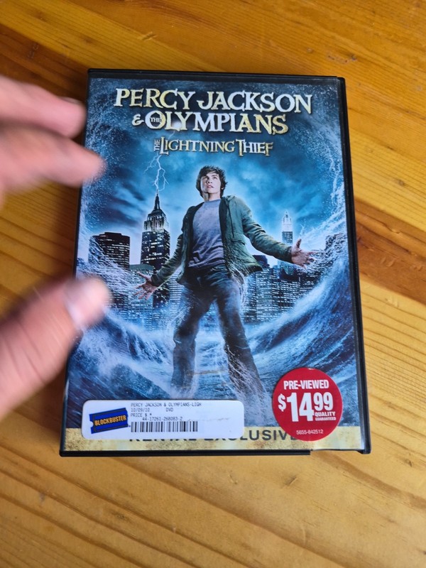 Percy Jackson & the Olympians the Lightning Thief DVD Rental Exclusive