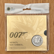 2020 James Bond - Shaken Not Stirred £5 five pound coin