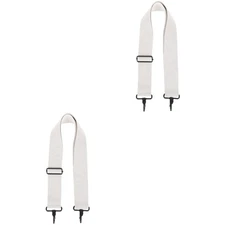Set of 2 Adjustable Snare Drum Strap Marching Sling Shoulder Belt