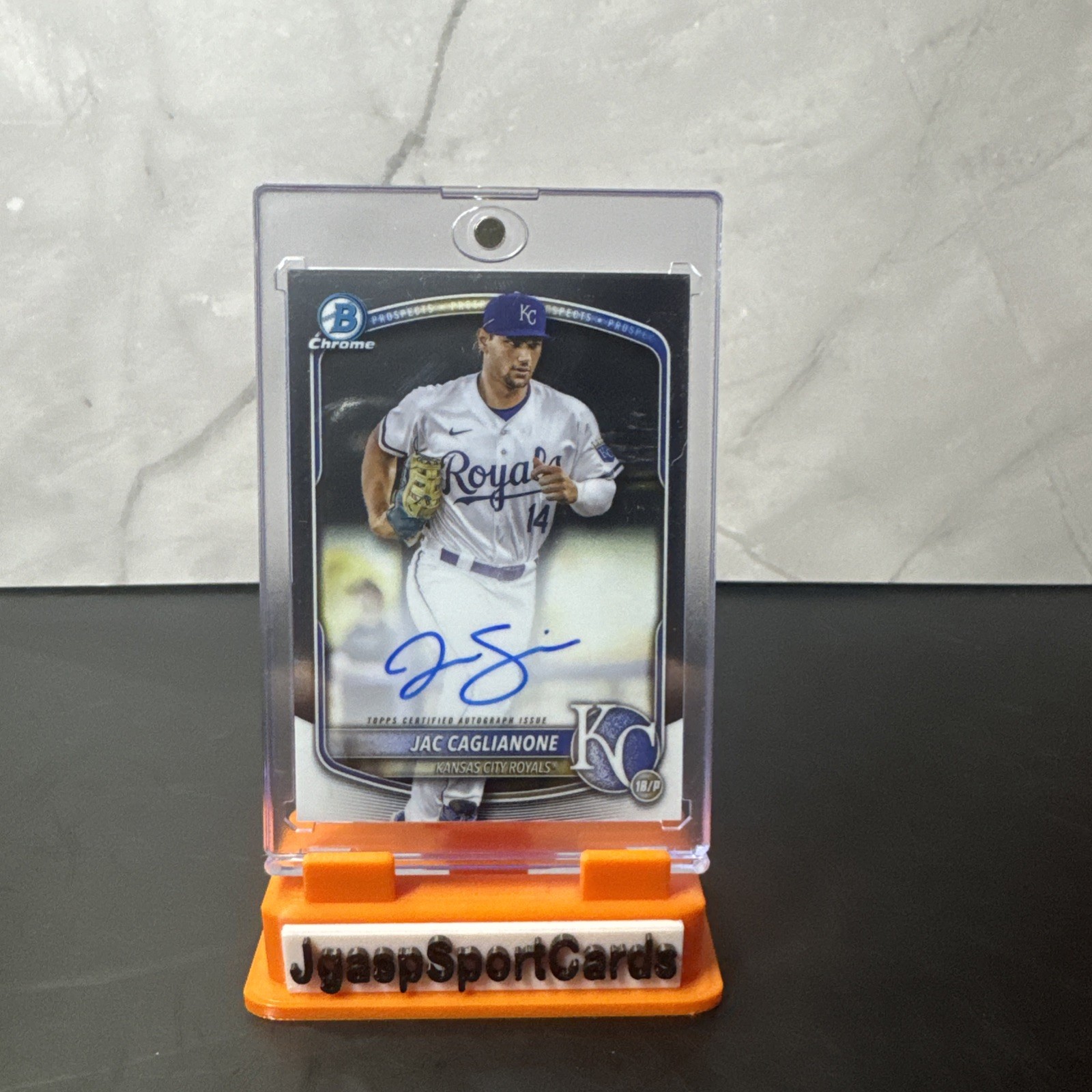 2025 Bowman - Chrome Prospect Autographs Jac Caglianone #CPA-JCA (AU, RC)