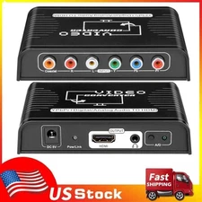 Ypbpr Component Audio to HDMI Converter & HDMI to RGB Component Video Converter