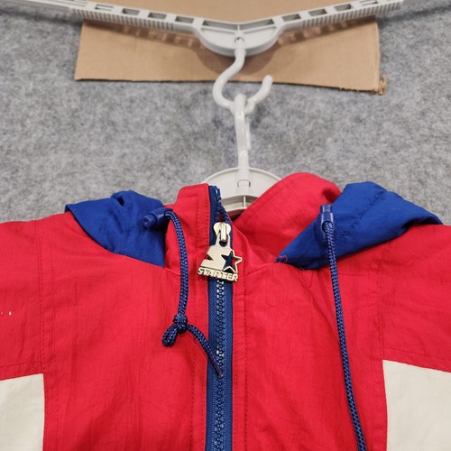 VTG 90s New York Giants Starter NFL Pro Line Mens L Large Puffer Pullover Jacket - Picture 7 of 21