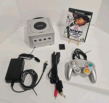 Platinum Nintendo GameCube Console w/ New OEM Laser + 1 OEM Controller & 1 Game