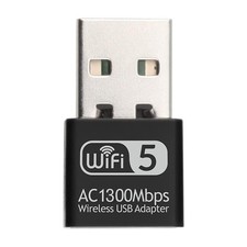 1300Mbps USB WiFi Adapter for PC, AC1300M USB WiFi Dongle 802.11ac Mini Wirel...