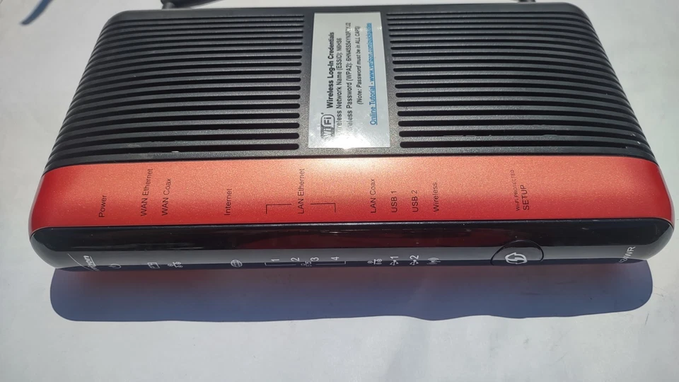 Computer Wireless Router Verizon Actiontec MI424wr Rev 1 Used - Image 2 of 4