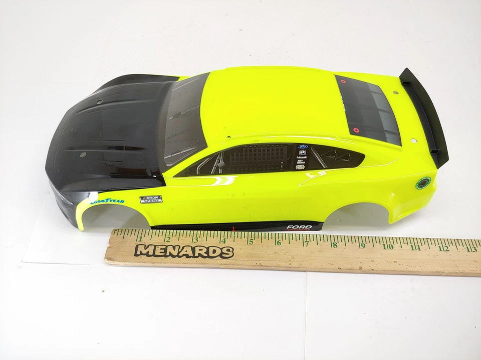 Original Ryan Blaney Menards Yellow Losi Nascar Body 1/12 (Stickers Removed) - Image 4 of 4