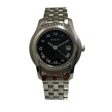 Gucci 5500L Ladies Quartz Watch Diamond Bezel Round Face #S426142