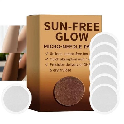 Sun-Free Glow Mikronadel-Pflaster für natürliche, streifenfreie Bronzebräune