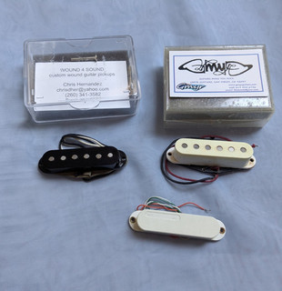 USA Strat Pickups Lot Lace Sensor Hot Gold / W4S Hot Bridge / GMYR hotter FS 1