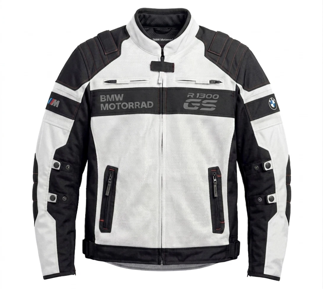 BMW Mesh Fabric Motorcycle Lightweight Racing Jacket