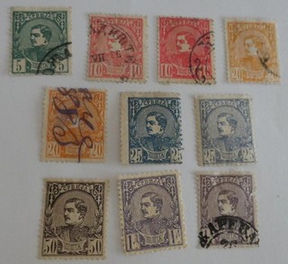 Serbia 1880 King Milan set