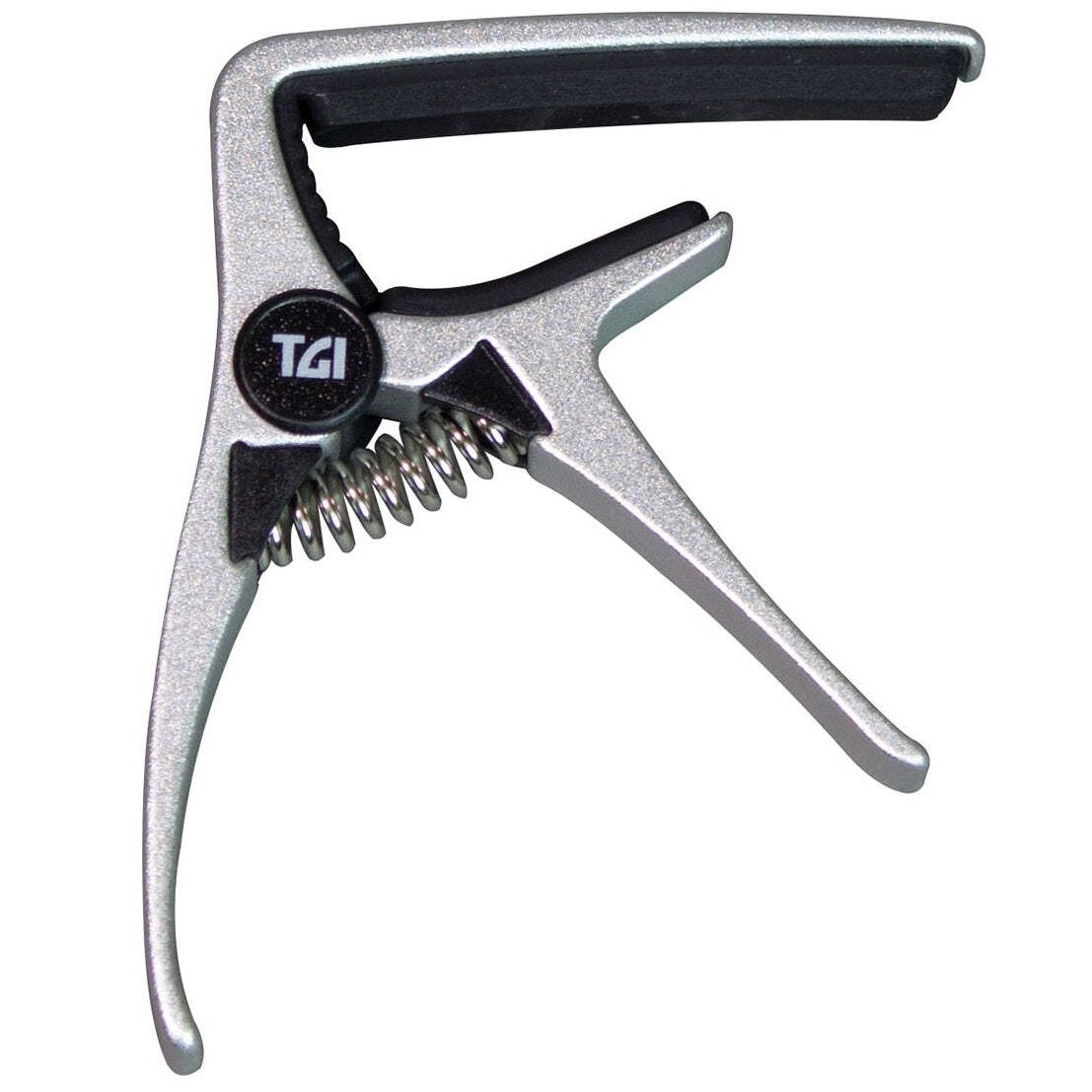 TGI Ukulele Quick Change Trigger Capo SILVER