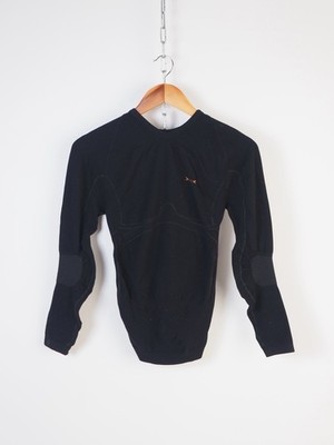 X-Bionic Black Compression Long Sleeve Base Layer Ski Size XS-S Stretch