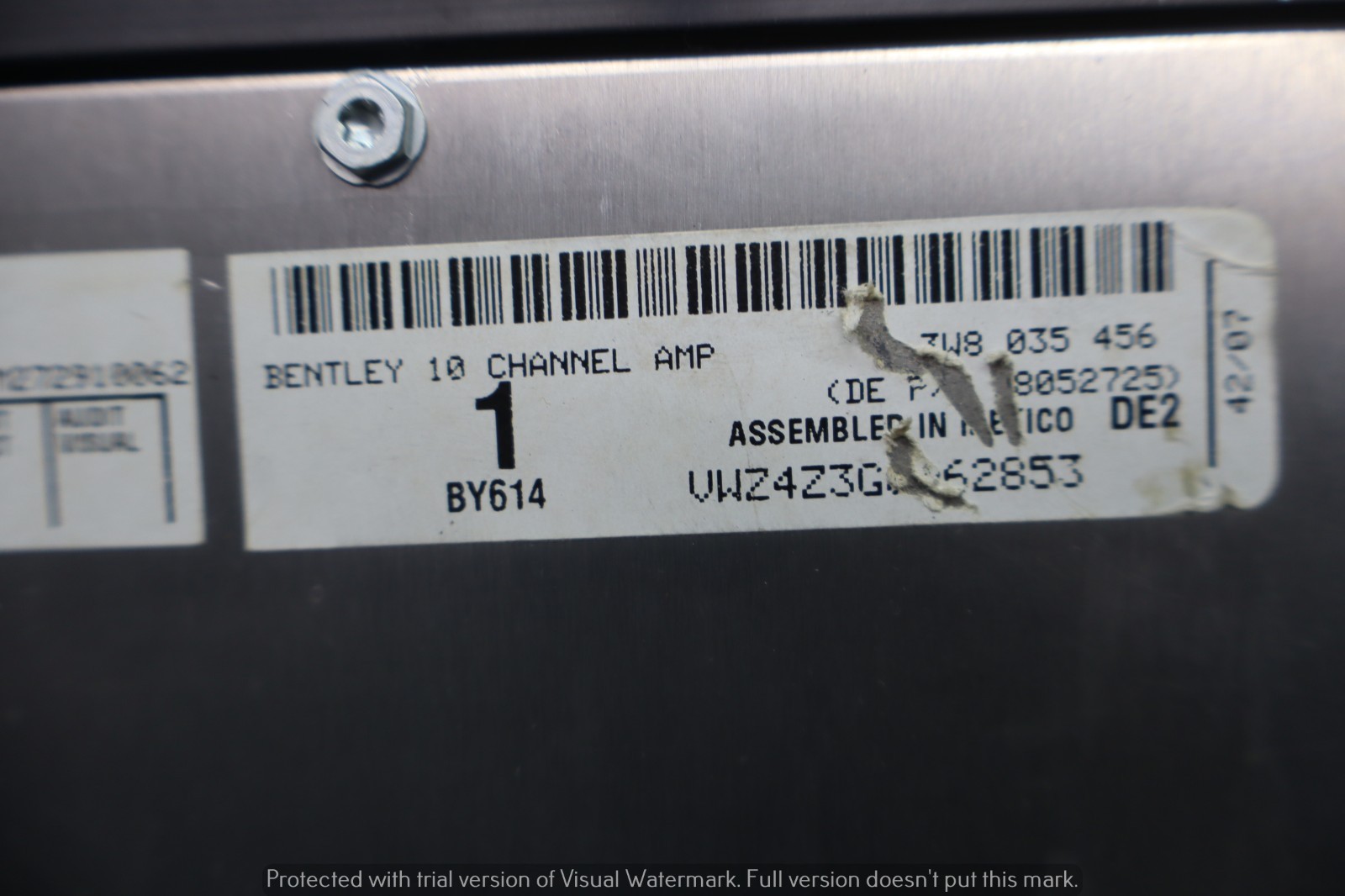Bentley Continental GT 2003-2008 Amplifier