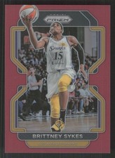 2022 Panini Prizm WNBA #151 Brittney Sykes Red #/199