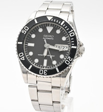 [EXC+5] SEIKO 7S26-0050 Orologio Automatico Uomo Diver's Day-Date Lunetta Nera Giappone