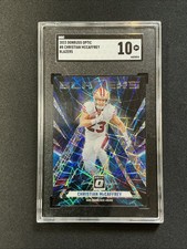 2023 Panini Donruss Optic Christian McCaffrey #8 Blazers SGC 10