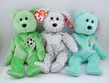 3 x Ty Beanie Babies ~ The Beginning ~ Ariel and Kicks