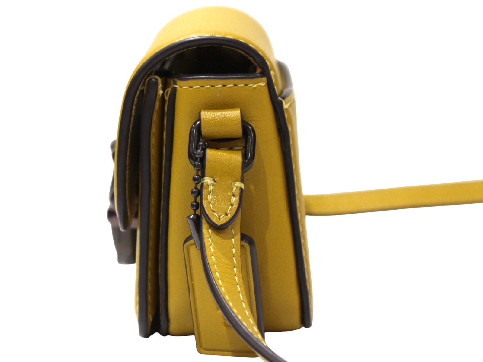 COACH Studio 12 CC484 Mini Shoulder Bag Yellow Leather Ladies A-260113-11 thumbnail 6