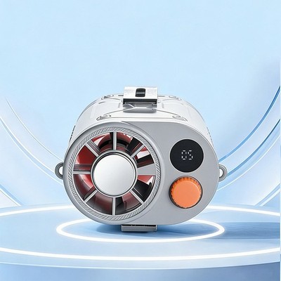 Waist Fan Rechargeable,Infinitely Speed Strong Airflow Hands-Free Belt for Work