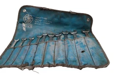 Matco SWCLM10K 10 Piece 12 Point Long Metric Chrome  Combination Wrench Set USA