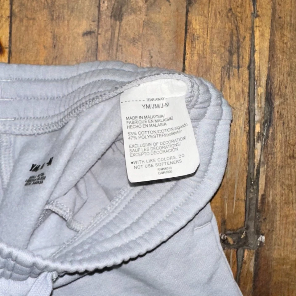 Under Armour Jogger Pants Girls 14 Gray Fleece Lined Tapered Leg Elastic Waist - Image 3 of 4