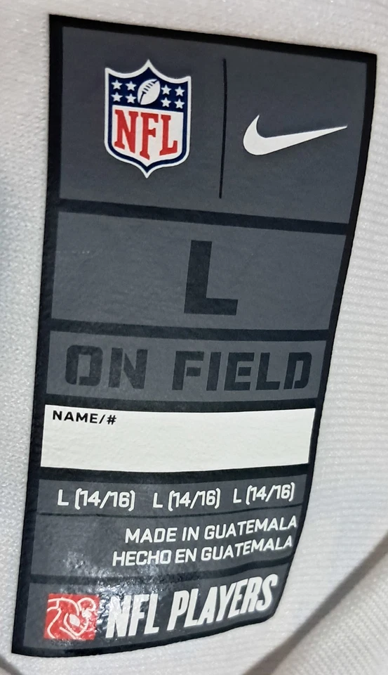 Dallas Cowboys Dak Prescott #4 Nike On-Field NFL Jersey Youth L White Blue - Image 3 of 4