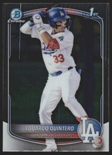2025 Bowman #BCP-115 Eduardo Quintero Los Angeles Dodgers