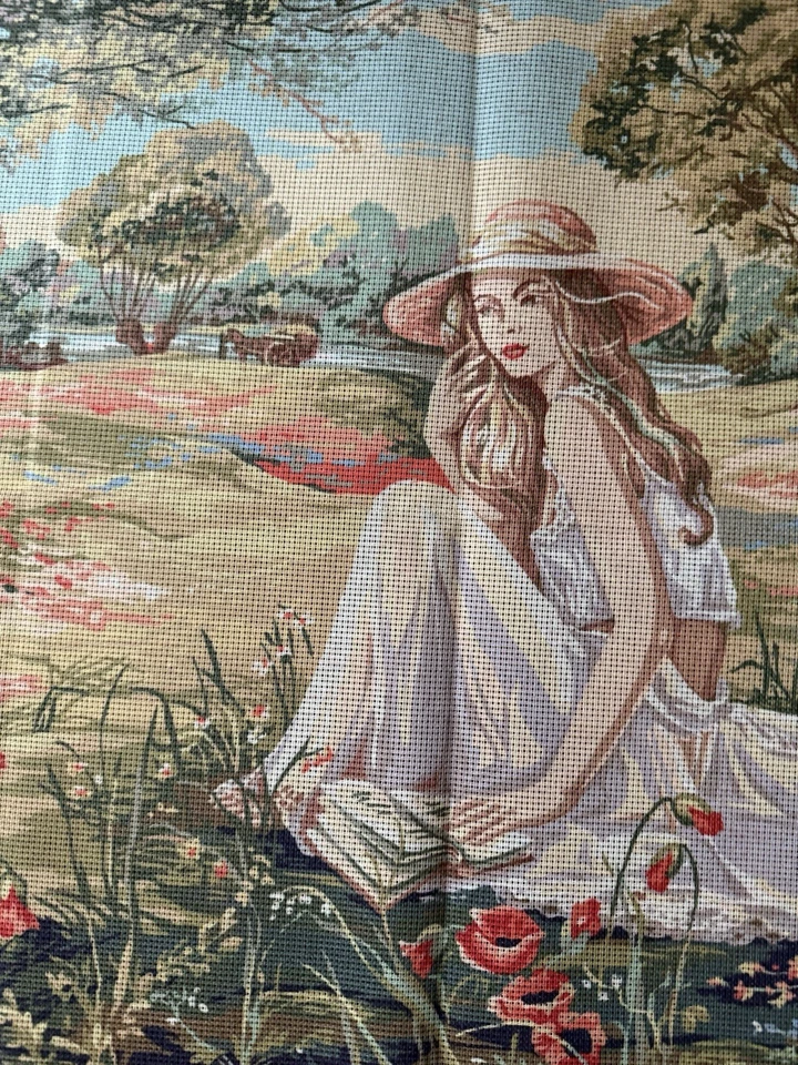 Seg De Paris Printed needlepoint tapestry 65x120 Cm canvas Only in the fields - Image 3 of 4