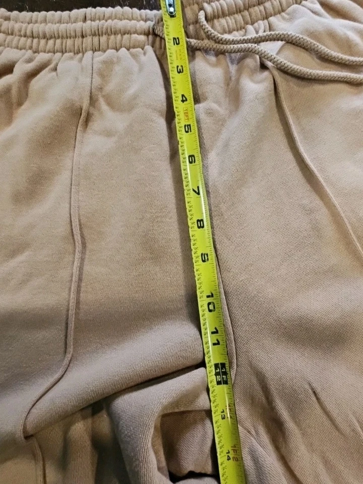 Pantalones para mujer rosa victoria secret lana hiedra pierna ancha calce relajado marrón talla L Foto 4 de 4