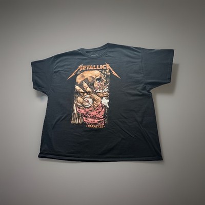 Metallica Paralyze Piercing Through Cut In Two Tshirt Tour M72 3XL