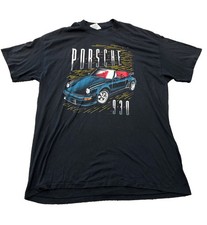 Vintage 1990s Porsche 911 Turbo 930 Convertible T-Shirt SSI Men’s XL Made In USA