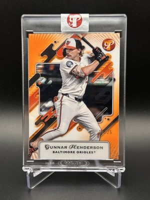 2025 Topps Pristine - Gunnar Henderson #31 Orange /25 Encased COLOR MATCH