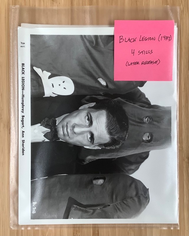 4 Black Legion (1937) later release original movie still lot Humphrey Bogart