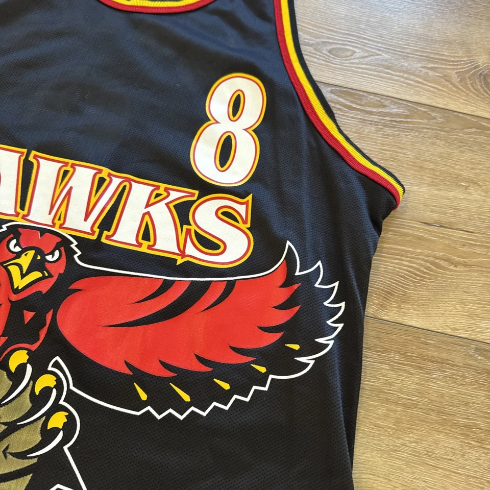 Vintage Atlanta Hawks Champion Jersey Mens XL 90s NBA Steven Smith - Image 3 of 4