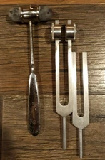 Riester Percussion Hammer And Tuning Fork Lot Used