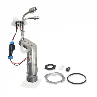 QFS 400LPH Fuel Pump Hanger -6AN/-6AN Mustang 1986-1997 +Walbro/TI F90000262