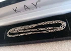 VINTAGE STERLING SILVER FIGARO LINK CHAIN NECKLACE LONG 18"