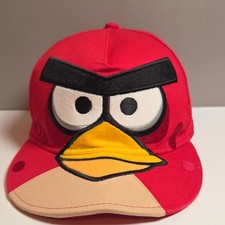 Angry Birds Red Bird Adjustable Cap Hat Animations 2017 Good Condition