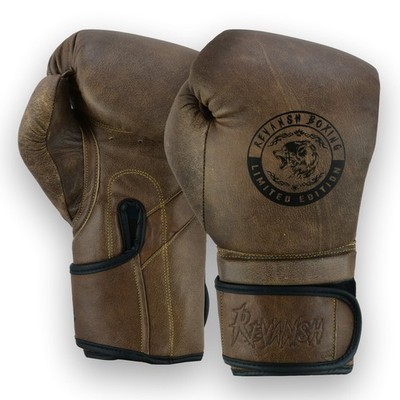 Revansh Genuine Leather Boxing Gloves for Training Sparring 12oz 14oz 16oz