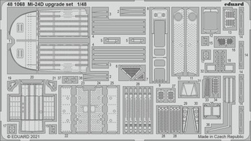 Eduard 481068 1/48 Upgrade Set for EDU Photo Etch Detail set