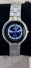 Yves Saint Laurent YSL 34mm Navy Blue/Black Unique Dial SS Watch 9620H13847Y