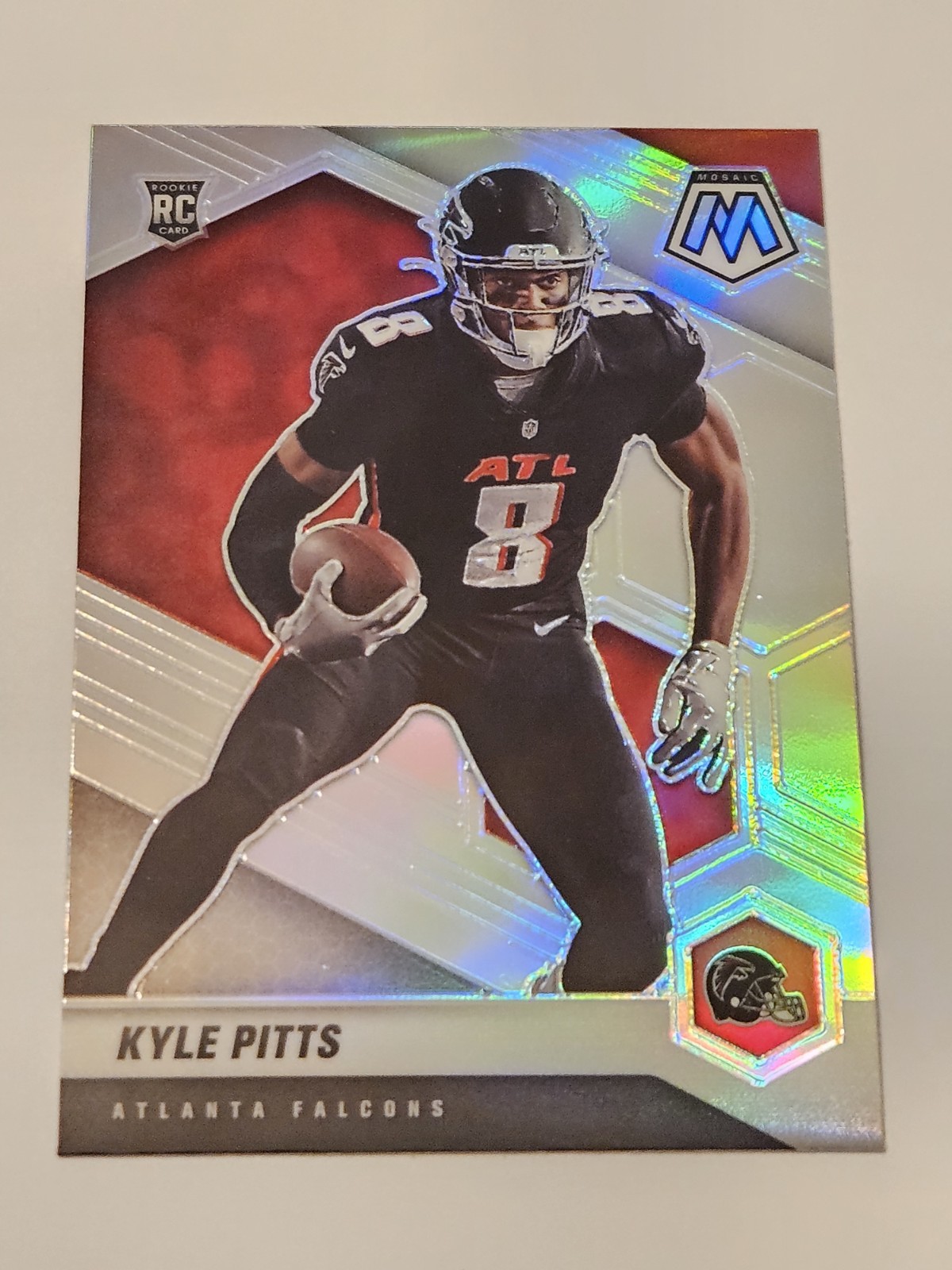 2021 Panini Mosaic - Rookie Variations Kyle Pitts #311-V Silver Prizm (RC)