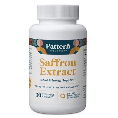 Pattern Wellness Saffron Extract   Mood  Wellness Support   88.5mg Saffron Su...
