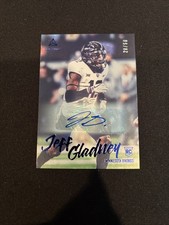2020 Panini Luminance Rookies Blue Auto /50 Jeff Gladney #184 Rookie Auto RC