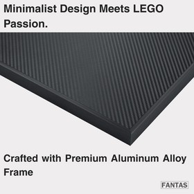 Classic Leather Wall Mount Display for LEGO&reg; Technic&trade; Mclaren Orange