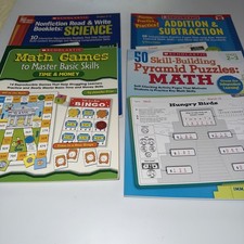 Scholastic Teaching Grades 2-3 Math  Science 4 Book Lot