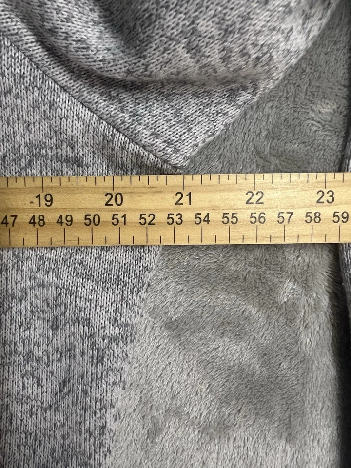 DANSKIN Sudadera Ultra Acogedora Juvenil L 12-14 Baile Capucha Cuello Cremallera Completa Chaqueta Gris Foto 4 de 4