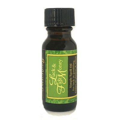 LUCK, FAST MONEY SPELL OIL, Gambling, Lucky, Uncrossing, Cards, Conjure, Hoodoo