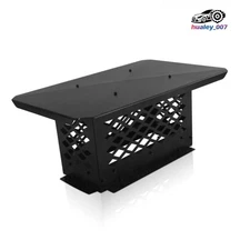 Chimney Cap 17" x 7.8" Flue Caps Windproof Fireplace Chimney Cover Outside Black